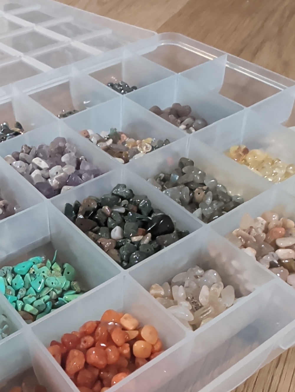 Semi-precious Stone Chip Beads: Amethyst Fluorite Unikite Labradite & Much More! - Picture 12 of 16